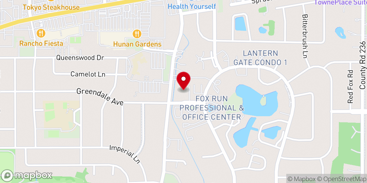 Map showing location of First Christian Church
