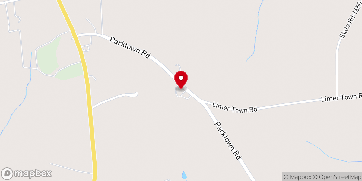 Map showing location of Coley Springs Church
