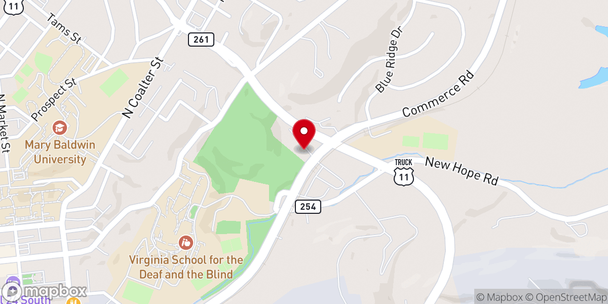 Map showing location of Convergence Church