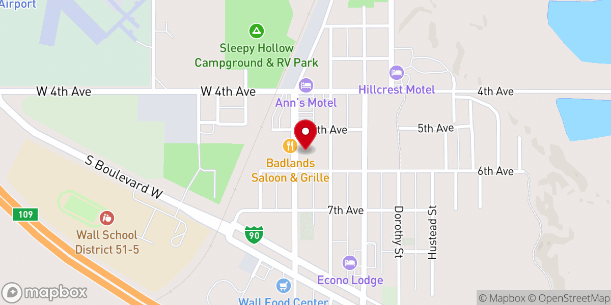 Map showing location of Travelers Chapel