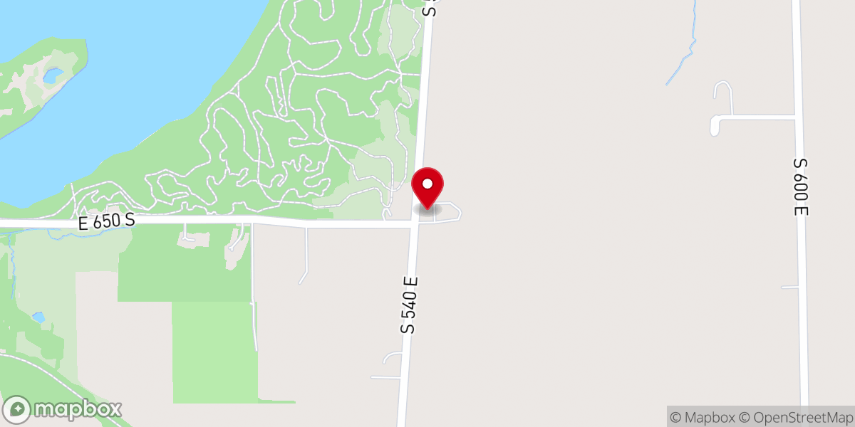 Map showing location of Harris Chapel Church