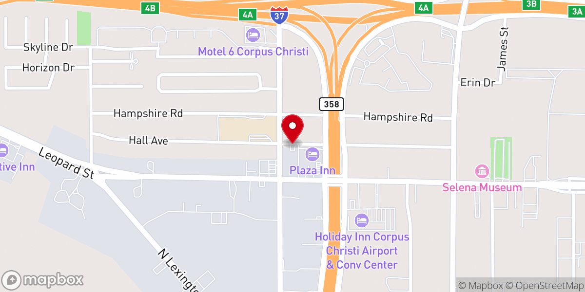 Map showing location of Glad Tidings Assembly of God Church