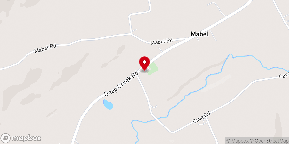 Map showing location of Christian Union Church