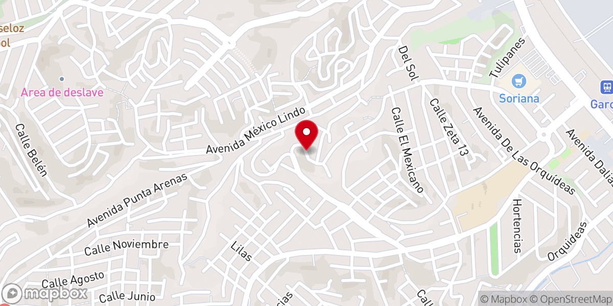 Map showing location of Iglesia Divina Gracia Ven A Cristo