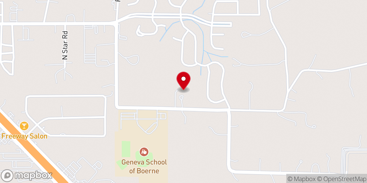 Map showing location of Grace Bible Church of Boerne