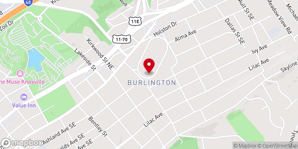 Map showing location of Greater Warner Tabernacle African Methodist Episcopal Church