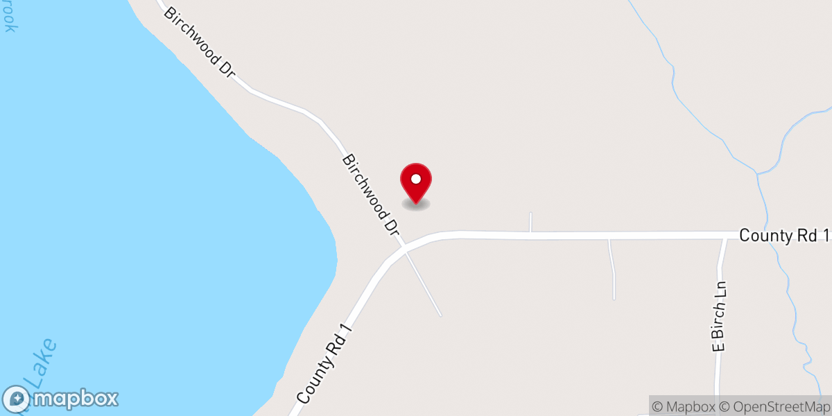 Map showing location of Cornerstone Church of Emily