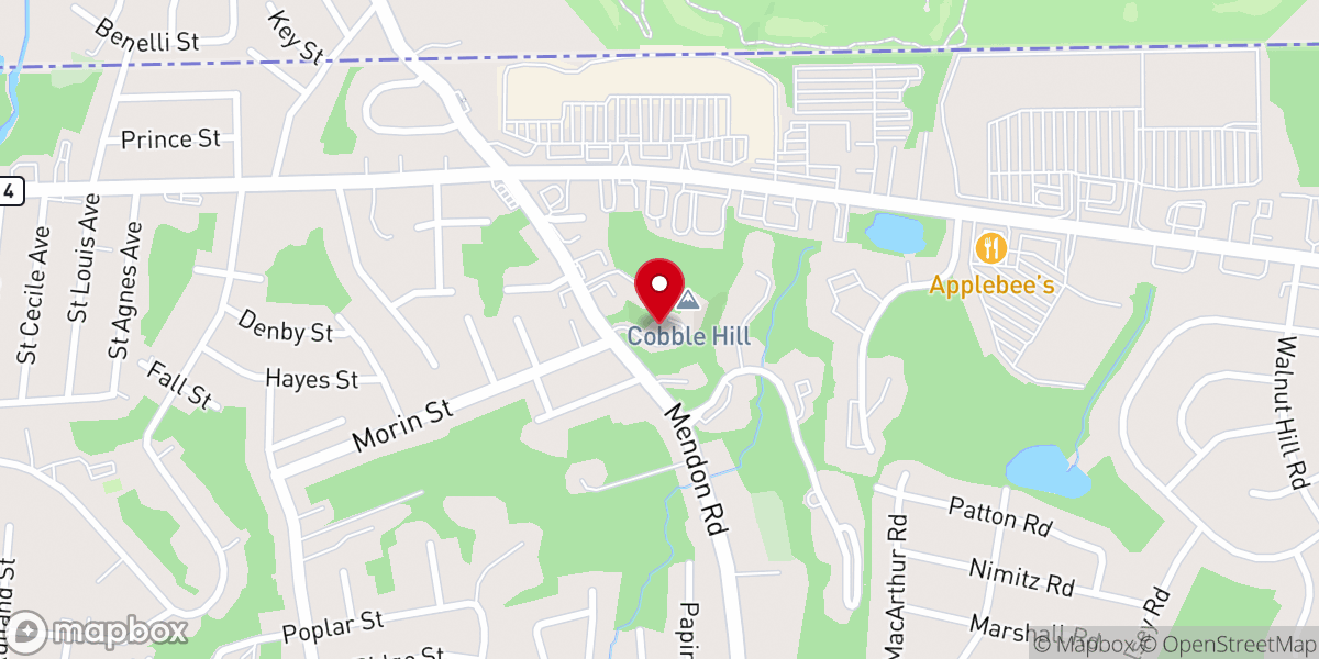 Map showing location of First Assembly of God Church