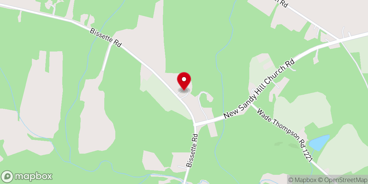 Map showing location of Union Chapel FWB Church
