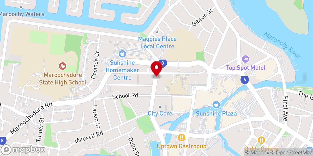 Map showing location of City-Church