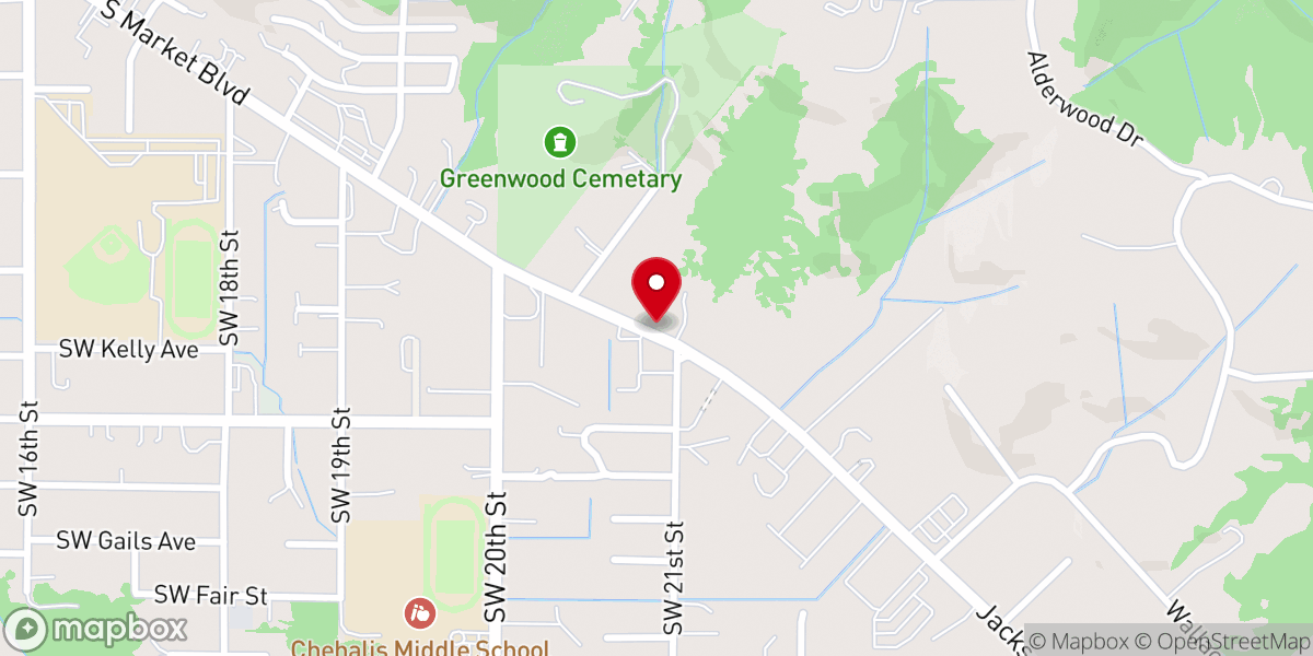 Map showing location of Dayspring Church - 2088 Jackson Hwy