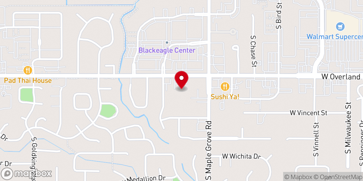 Map showing location of The Journey Church Boise