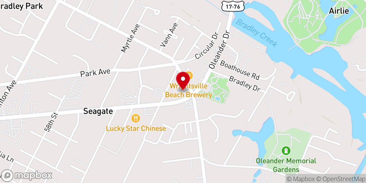 Map showing location of Sea Gate Baptist Church
