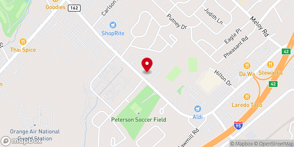 Map showing location of Gateway Christian Fellowship