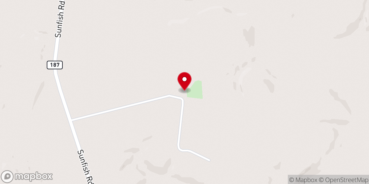 Map showing location of St. John the Evangelist Catholic Church