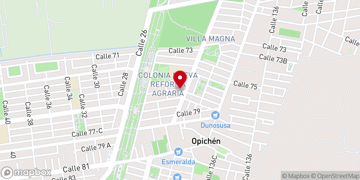 Map showing location of casa del alfarero IPUM
