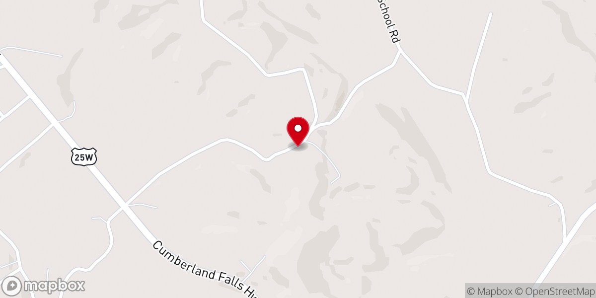 Map showing location of Shiner Church of Christ