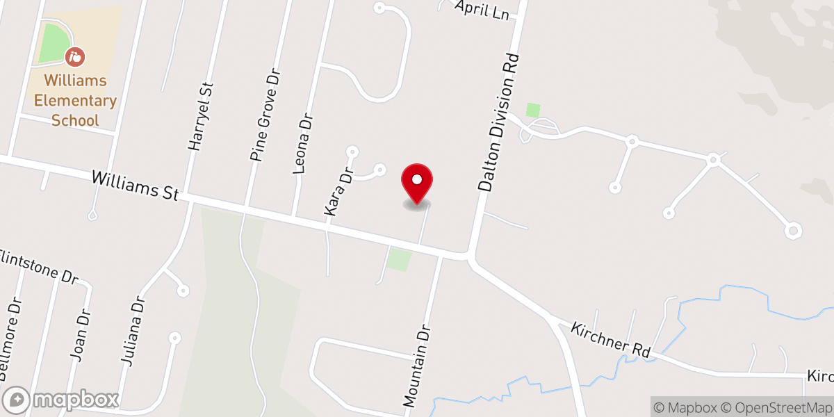 Map showing location of Grace Church Congregational