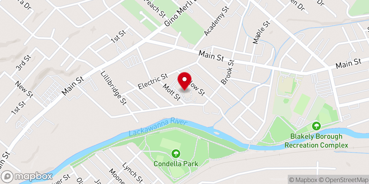 Map showing location of Sacred Heart of Jesus R.C. Church