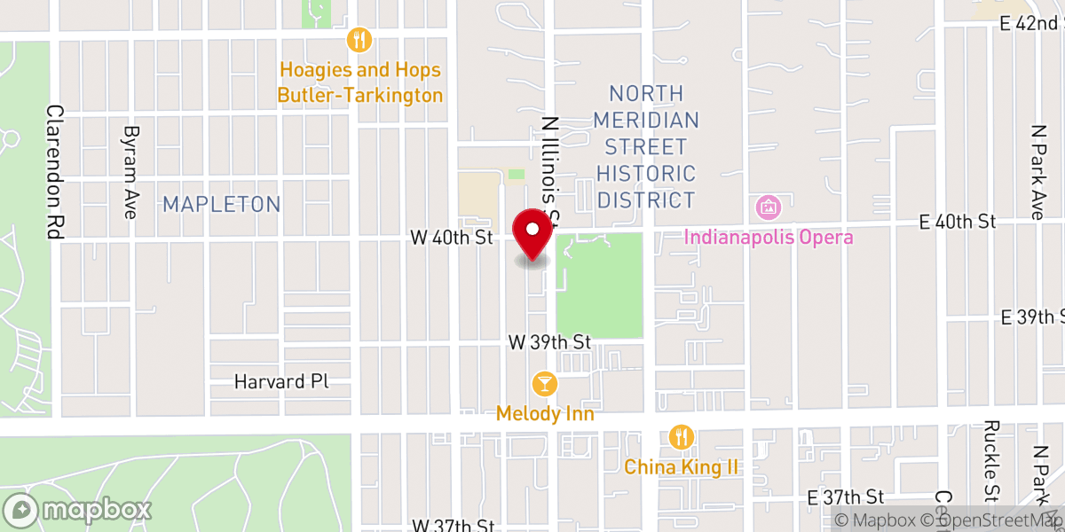 Map showing location of Third Dimension Worship Church