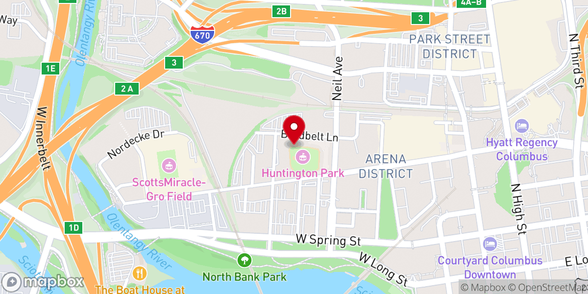 Map showing location of Bethesda Healing Ministry