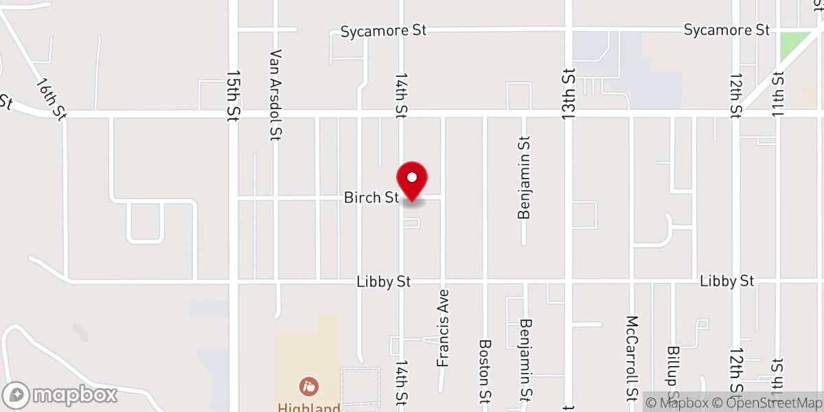 Map showing location of Valley Bible Academy – Saint John's Lutheran Church–CLC