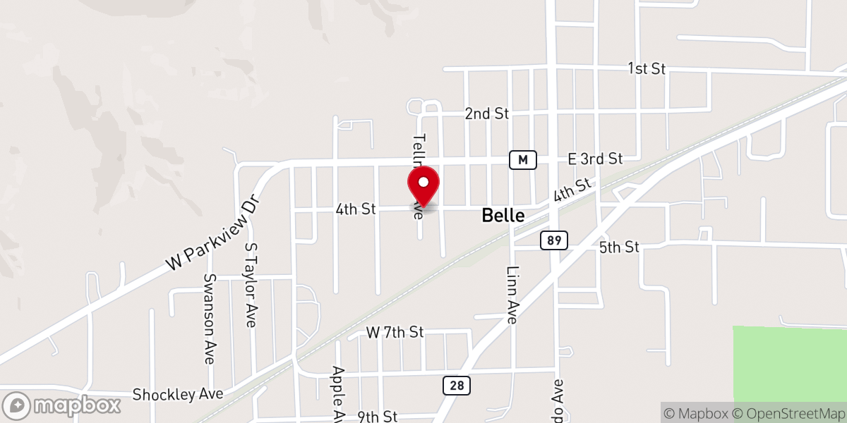 Map showing location of Jason Reed