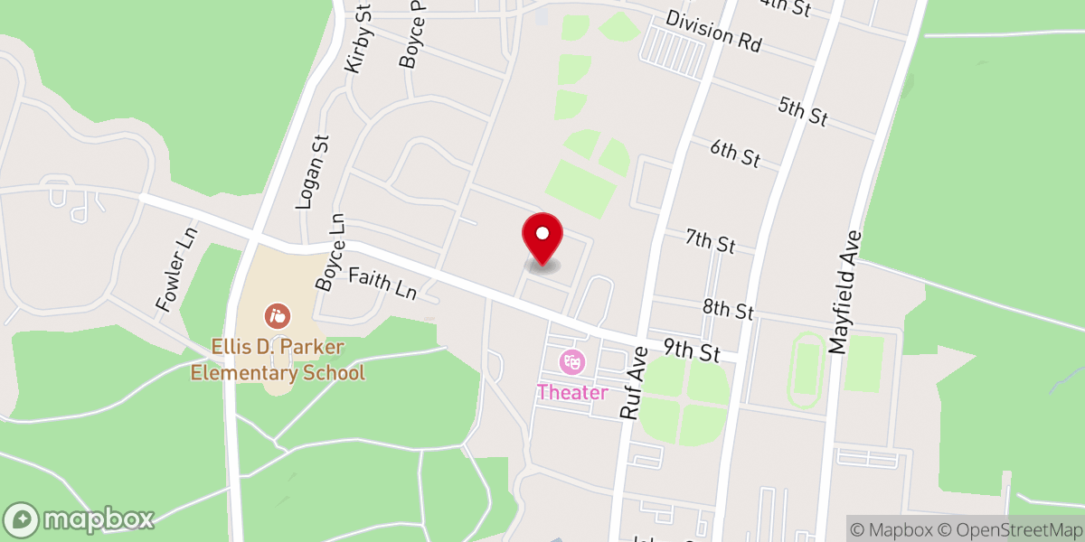 Map showing location of Soldier family life center