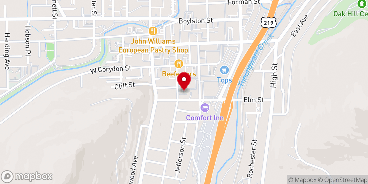 Map showing location of Open Arms Community Church | A Church for All