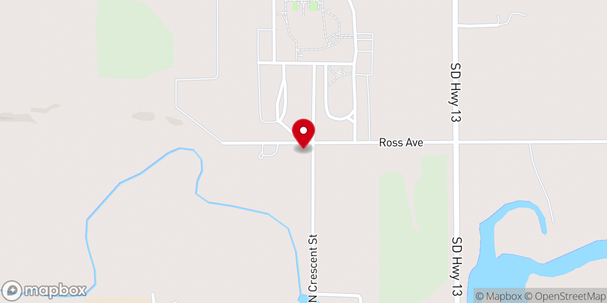 Map showing location of St. Mary's Episcopal Church