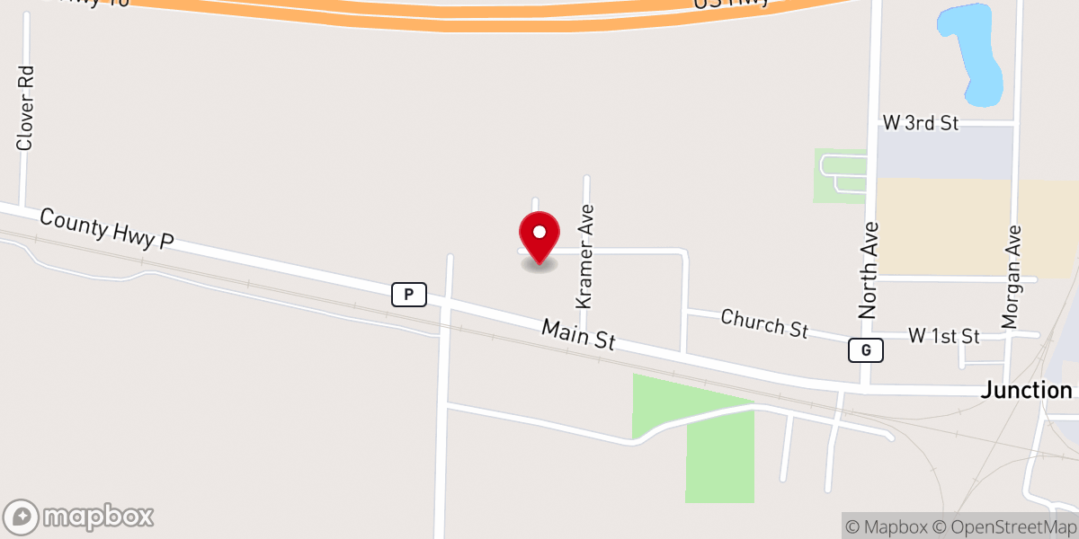 Map showing location of New Hope Community Church