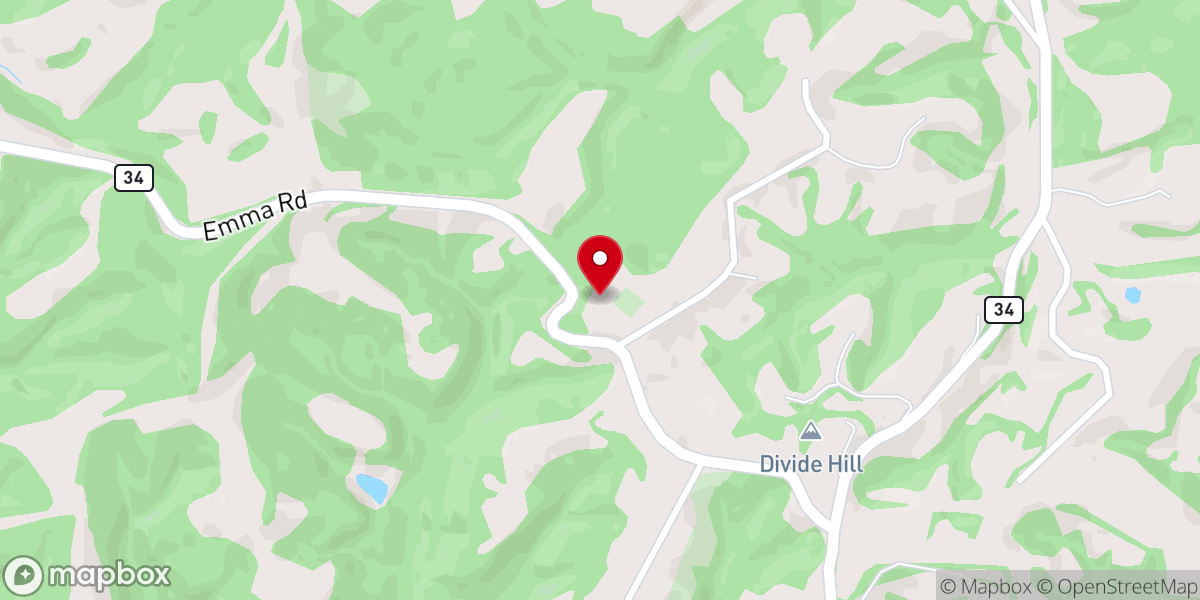 Map showing location of Warren Chapel