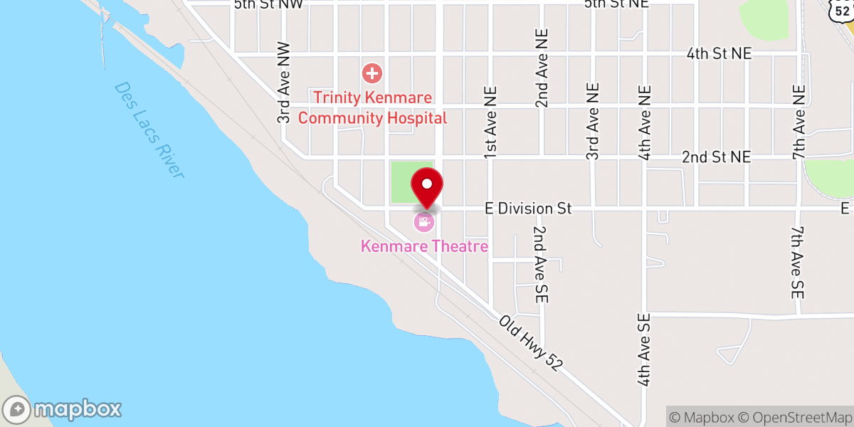 Map showing location of New United Methodist Church