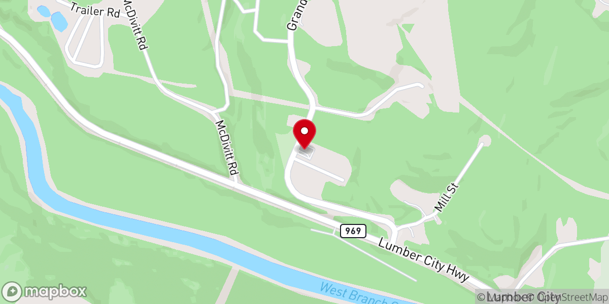 Map showing location of Faith Bible Church