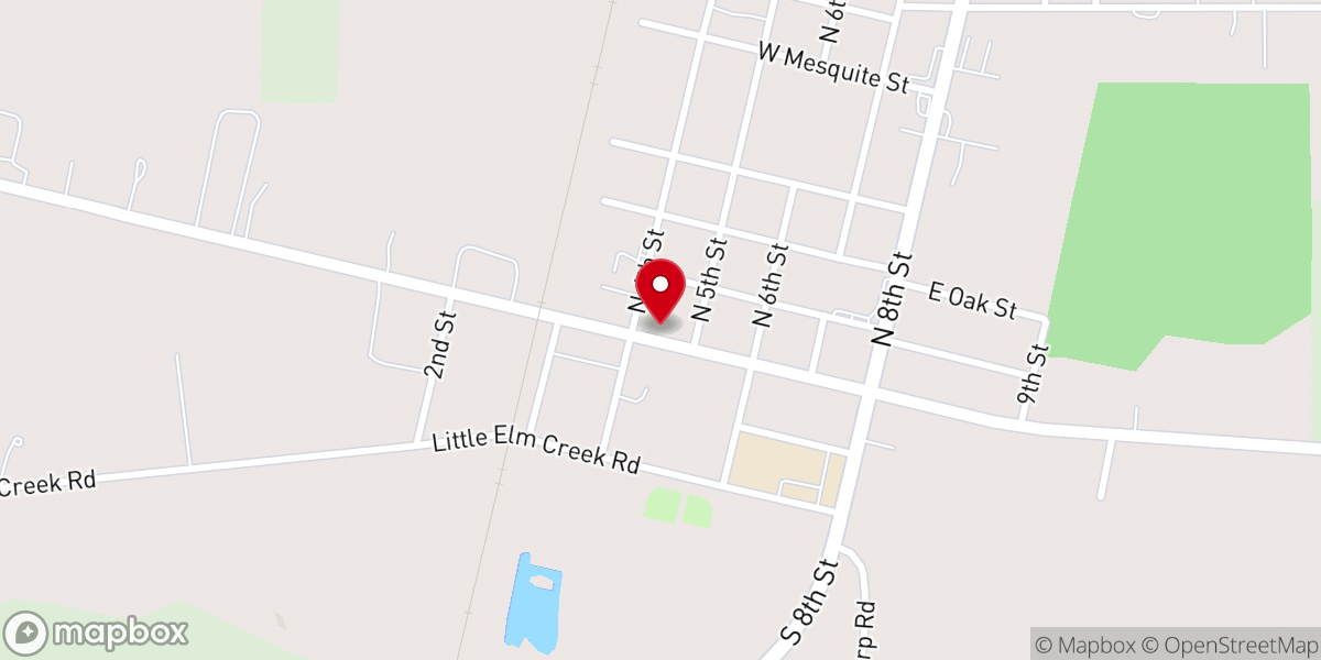 Map showing location of Filadelfia Gunter