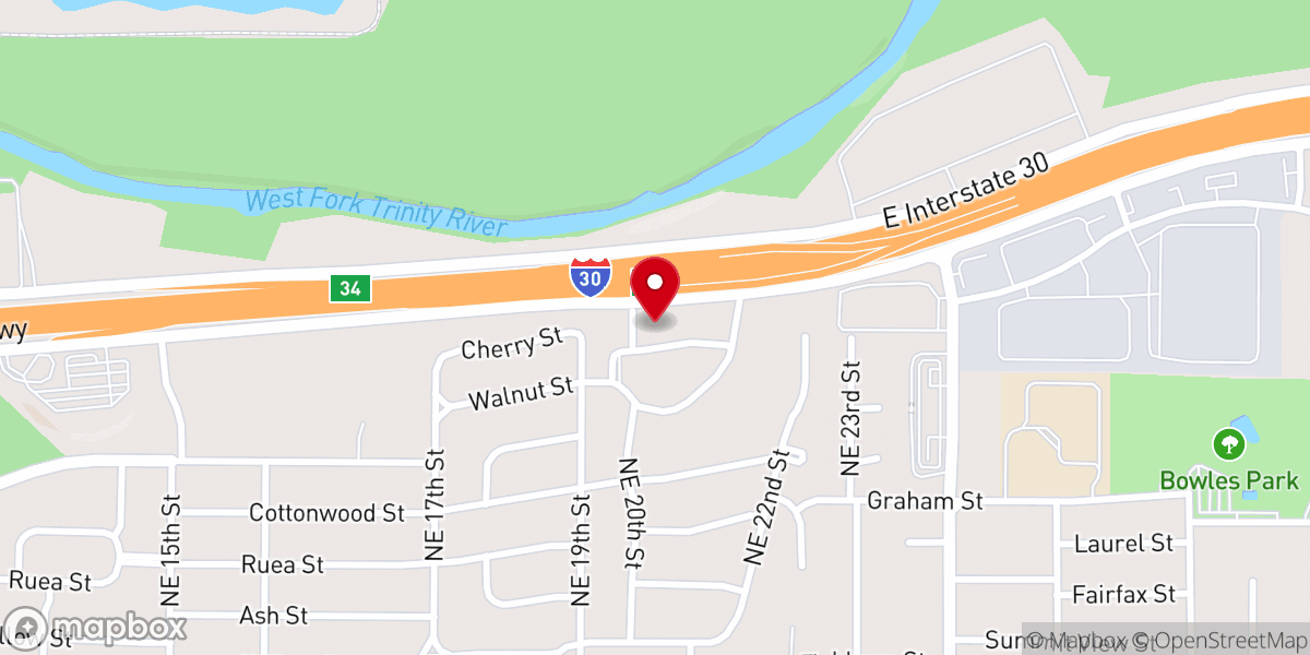 Map showing location of Immanuel Presbyterian Church
