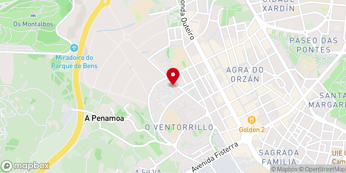 Map showing location of C. Monasterio de Caaveiro, 6, bajo 2