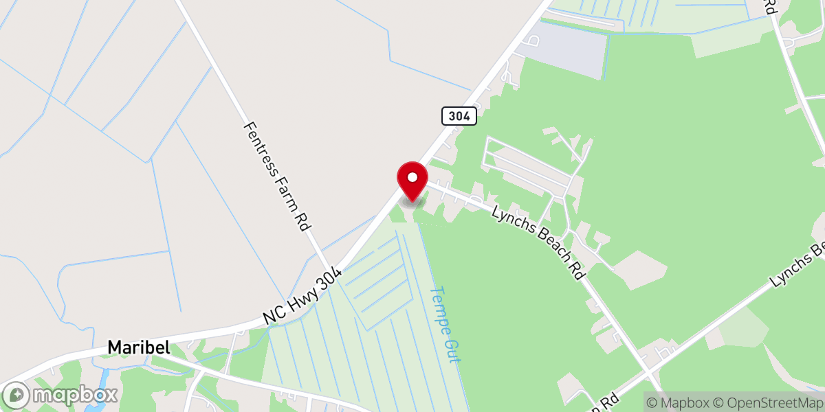 Map showing location of Antioch United Church of Christ