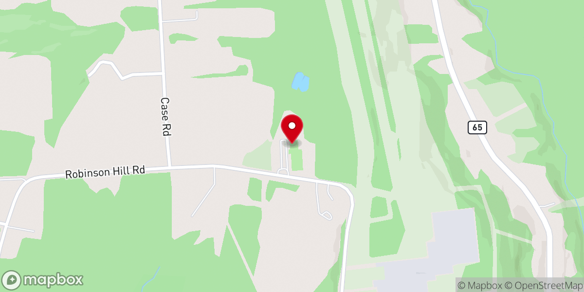 Map showing location of Bulldogs Sports Complex