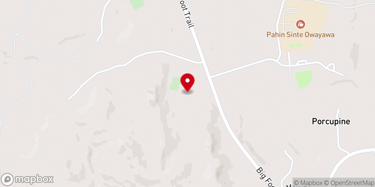 Map showing location of Christ the King Catholic Church