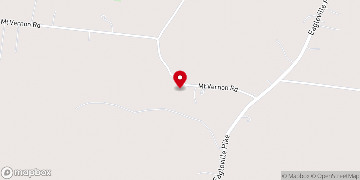 Map showing location of Mt Vernon Missionary Baptist