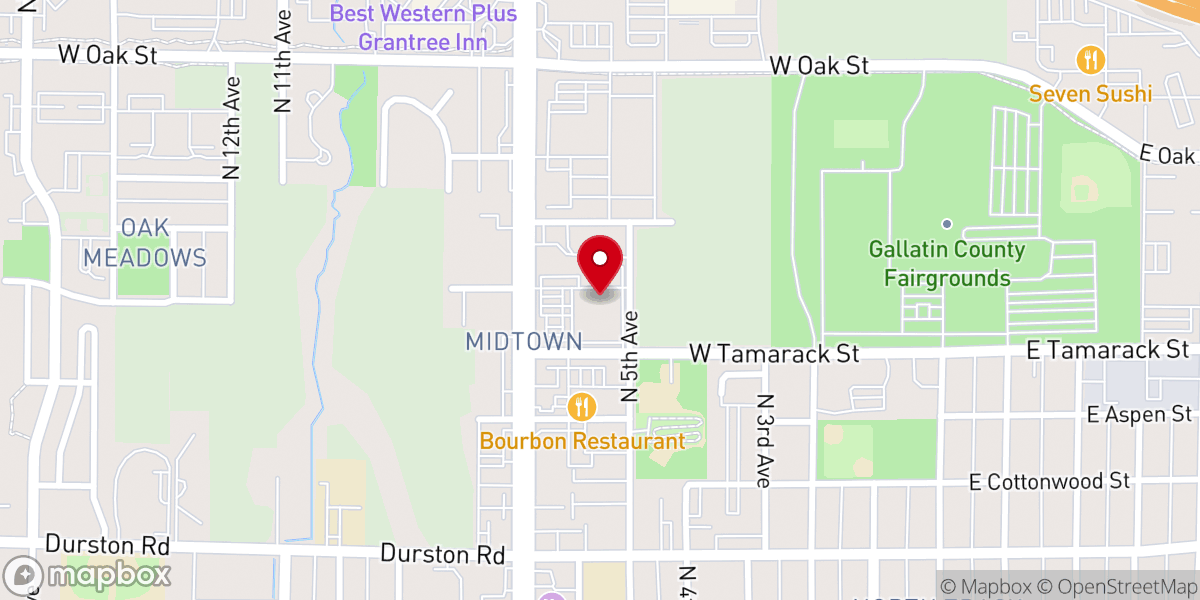Map showing location of Petra Bible Church