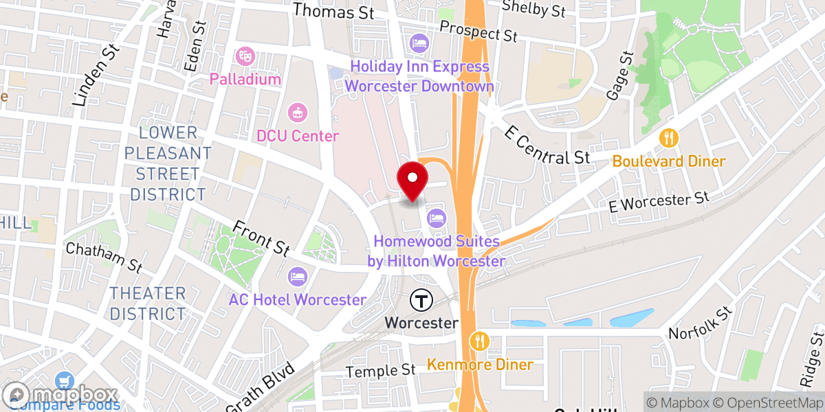 Map showing location of Mission Chapel