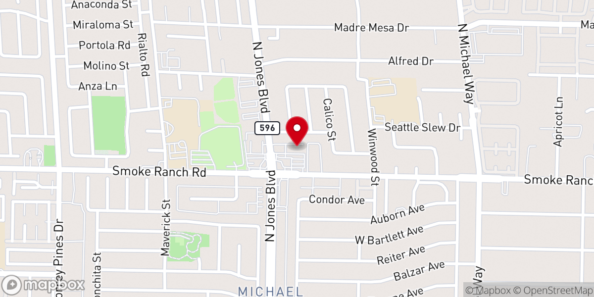 Map showing location of Divine Mercy Catholic Church NV, PNCC