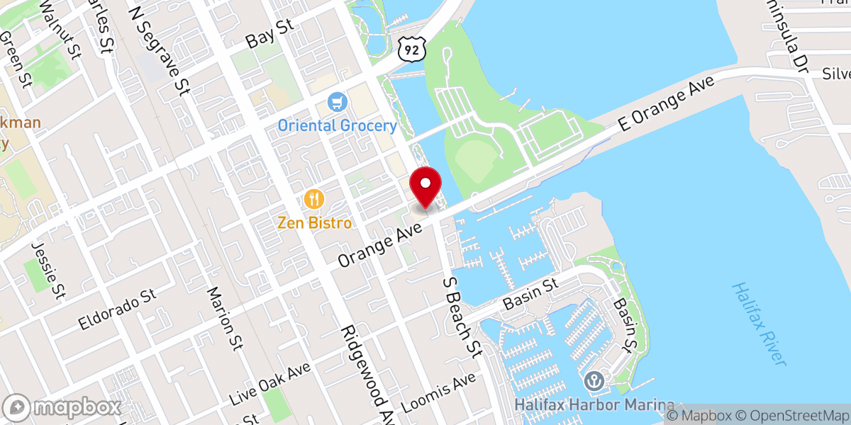 Map showing location of River Crest Church