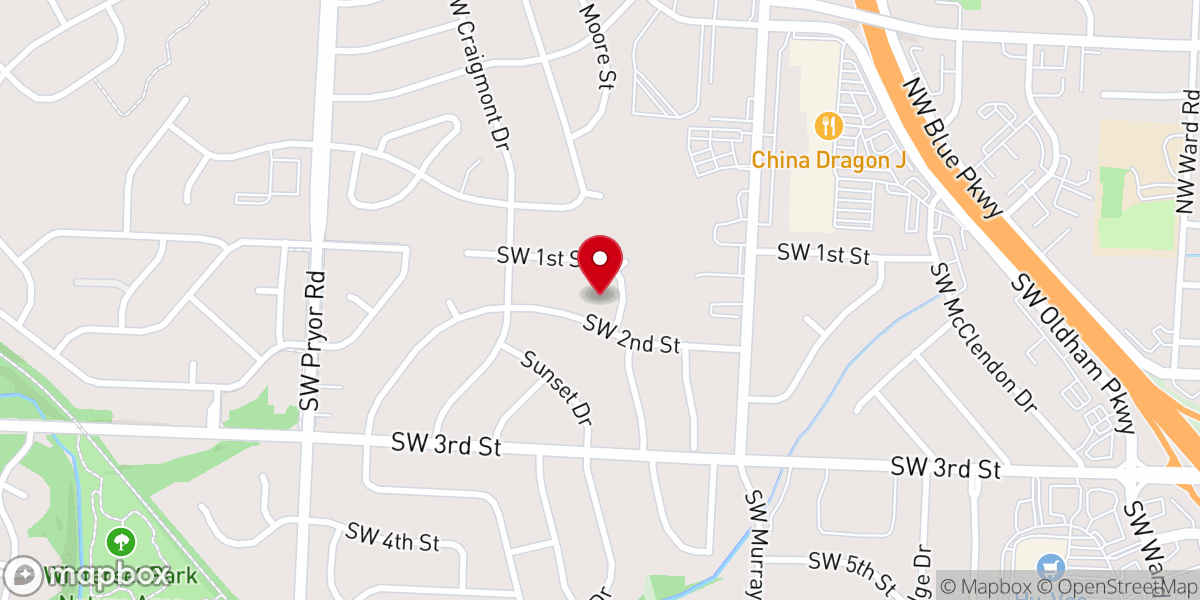 Map showing location of The Summit Church of Lees Summit