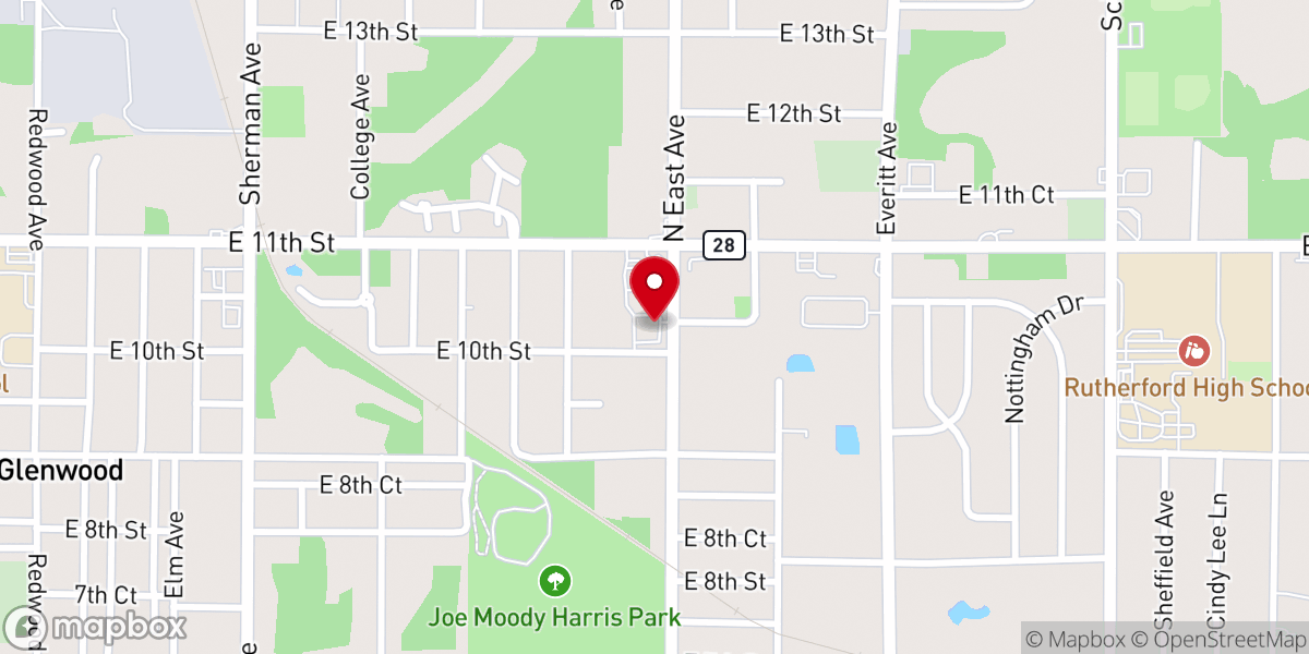 Map showing location of Sts. Peter and Paul Mission