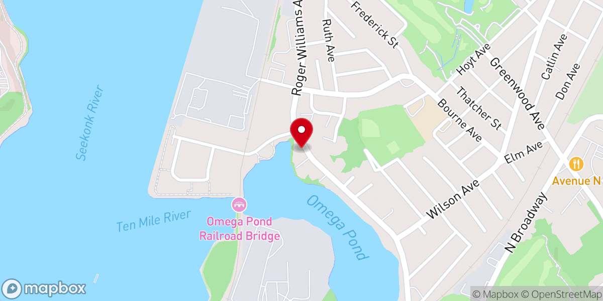 Map showing location of Grace Chapel Assembly of God