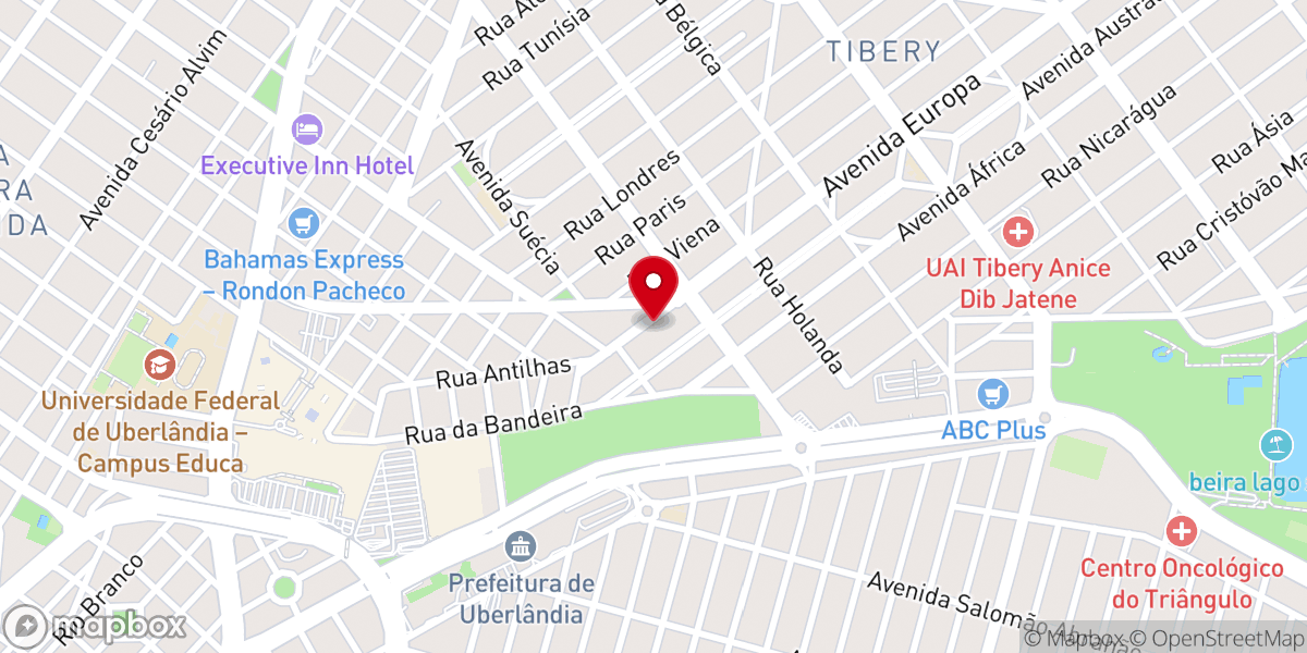 Map showing location of Igreja Nossa Senhora Auxiliadora