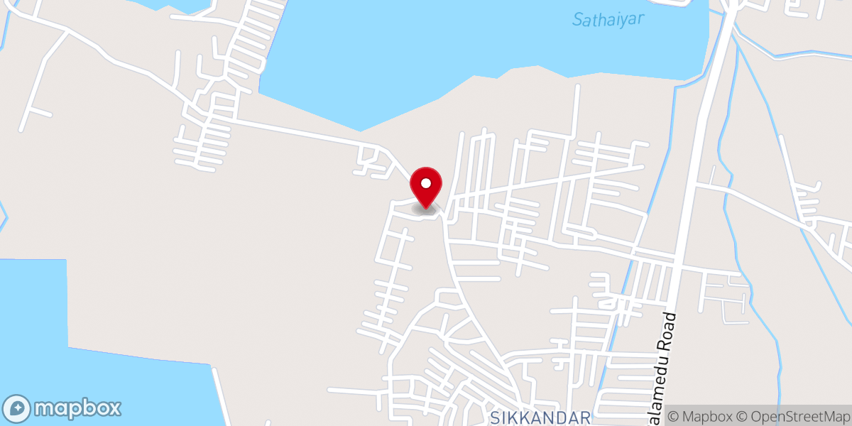 Map showing location of Pentecostal Maranatha Prayer House
